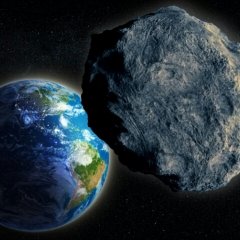 A huge asteroid flew near the ground