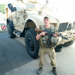 Ich bin hungrig ukrainische Soldaten