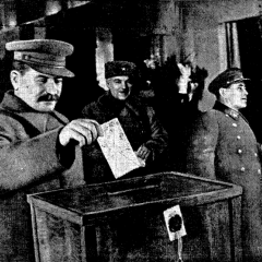 Сталин на выборах