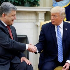 Петро порошенко і дональд трамп