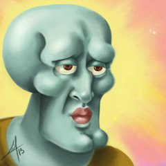 Beautiful Squidward Of SpongeBob