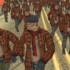 Толпа бомжей в GTA San Andreas