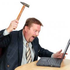 I broke the computer with a psycho