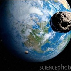 The asteroid flies crashes into the ground on November 12