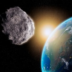 The asteroid flies crashes into the ground on November 12