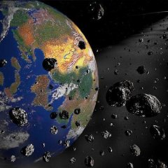 The earth enters the asteroid belt