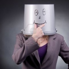 With a bucket on my head
