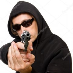Bandit with a pistol