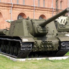 ISU -122 Object 242-Soviet heavy self-propelled artillery instal