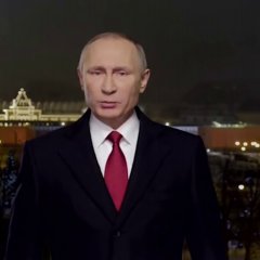 Putin congratulations on the coming New Year 2018
