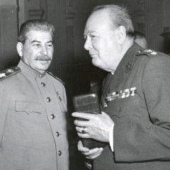 Черчилль и сталин
