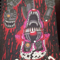 ФНАФ кошмарная Меньгл Mangle FNAF