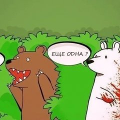 Медведь из кустов