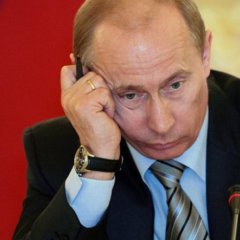 Путин грустит