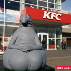 Ждун возле KFC