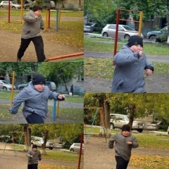 Мальчик бегает