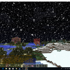 MINECRAFT снег