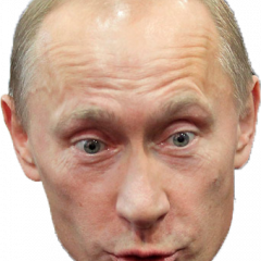 Putin is an ugly face