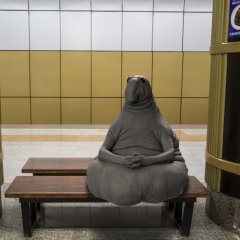 Ждун в метро