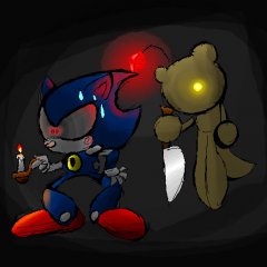 Tails Doll and Metal Sonic