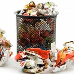 Trash fulled junks