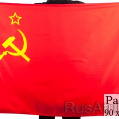 Флаг СССР Луна