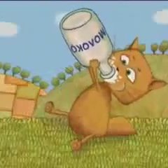 Кот из рекламы шоколада Алёнка