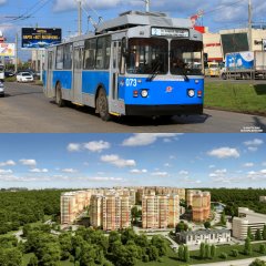 Смешбургский троллейбус 31 марта 2016 года