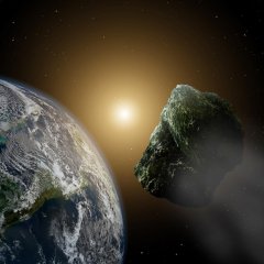 The asteroid is approaching to the earth