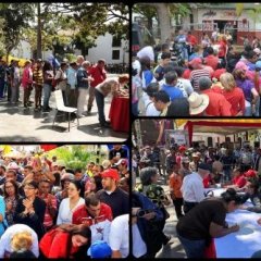No lo vers en TV Largas colas en Venezuela para firmar por la pa