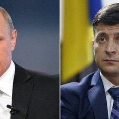 Путин и Зеленский