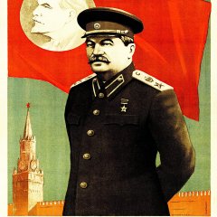 Да здравствует Сталин - плакат