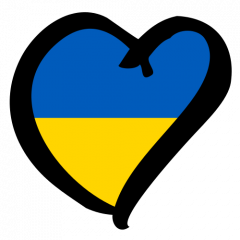 Флаг-сердца Украины