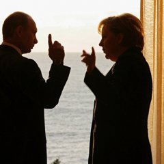 Меркель и путин