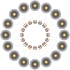 YXALAG GNIR ELOH ETIHW WHITE HOLE RING GALAXY