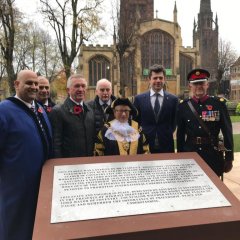 Coventry - Volgograd Place at Holy Trinity Church