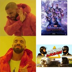 Мстители финал vs Гонки на выживание