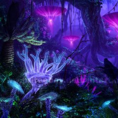 Биолюминесценция флоры Пандоры