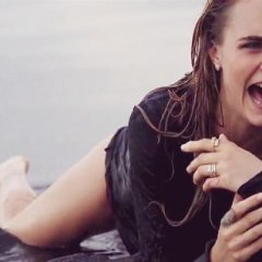 Cara Delevingne - Laughing