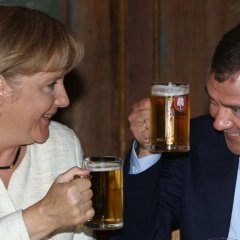 Меркель и Медведев