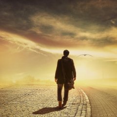 Уходит в закат