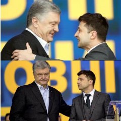 Владимир Зеленский Петр Порошенко