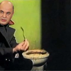 Депутат Мишустин в зеленом слонике