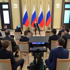 Путин Встреча с бизнесом 26-03-2020