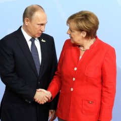 Меркель и Путин