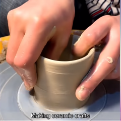 Making ceramic crafts