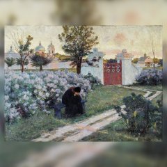 Монах плачет и горюет