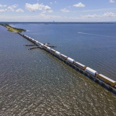 SLS - Booster Segments arrive in Florida