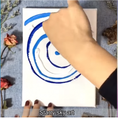 Starry sky art