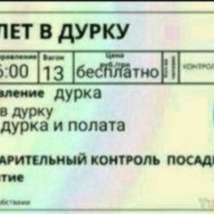 Билет в дурку